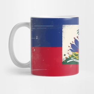 Vintage Haiti Haitian Flag Day Haitian Pride Mug